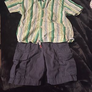 3T boys Tommy Hilfiger short and button up